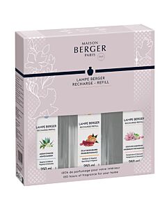Maison Berger - Gift Pack with 3 x 250 ml Joy Lampe Berger Refills